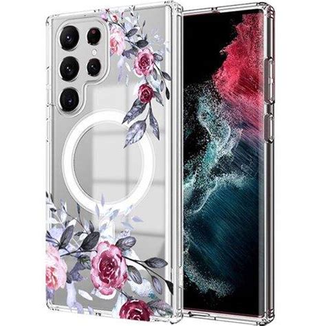 Etui Do Samsung Galaxy S Ultra Do Magsafe Flower Wzory Szk O Etui