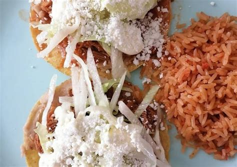 Tostadas De Tinga De Res 😋 Receta De Regina Hernandez Cookpad