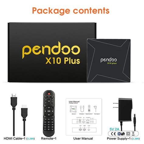 Android Tv Box Pendoo X Plus Amlogic S X K Gb Ddr Ram G