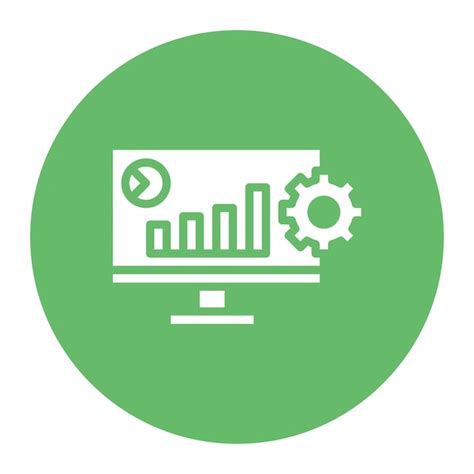 Imagen vectorial de íconos de inteligencia empresarial Se puede