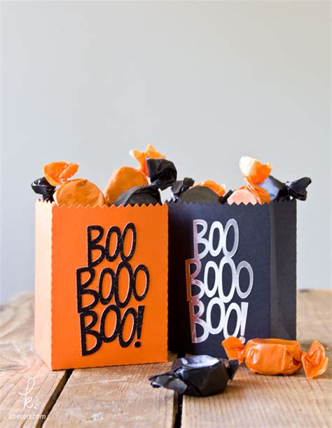 Make Quick And Easy Die Cut Halloween Treat Boxes