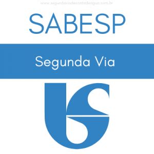 Como emitir a sua Sabesp Segunda Via 2021 Segunda Via de Conta de Água