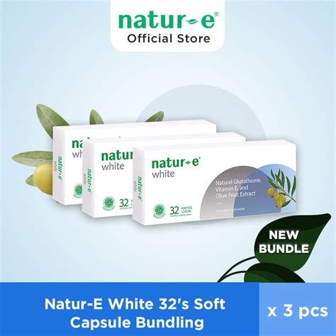 Promo Natur E White S Pcs Soft Capsule Suplemen Vitamin Vitamine