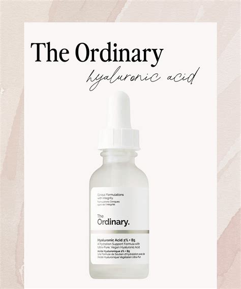 The Ordinary Hyaluronic Acid Serum +B5: A Powerful Essential