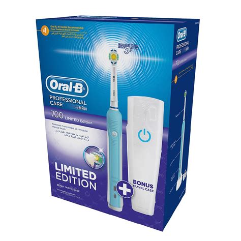 BRAUN PRO 750 MAVİ ORAL-B ŞARJLI DİŞ FIRÇASI + SEYAHAT KUTUSU HEDİYELİ ...