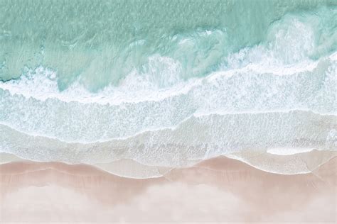 Aerial Ocean Wallpaper - Stunning Beach Scenery | Happywall