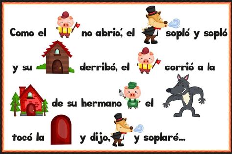 Cuento Mural Con Pictogramas Los Tres Cochinitos Pdf