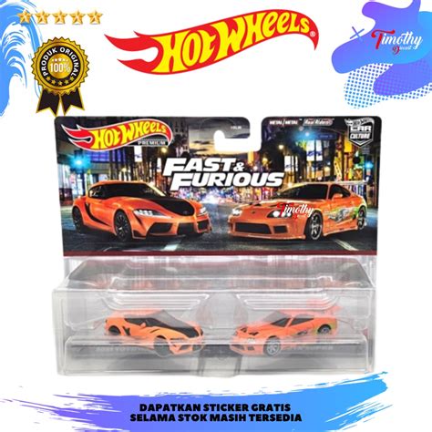 Hot Wheels Premium Toyota Supra Mk Gr Fast Furious Pack Liso