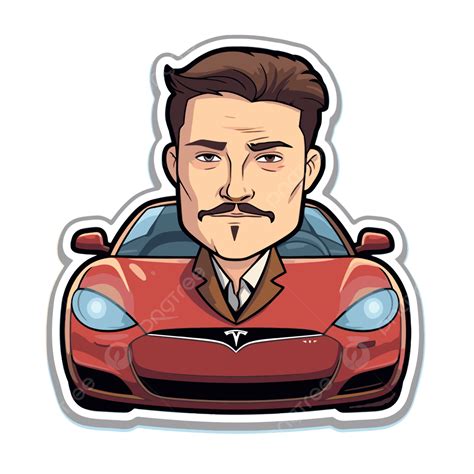 Tesla Sticker Clipart Png Vector Psd And Clipart With Transparent