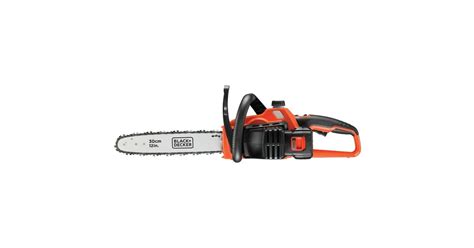 BLACK DECKER Akku Kettensäge GKC3630L20 Elektro Kettensäge orange