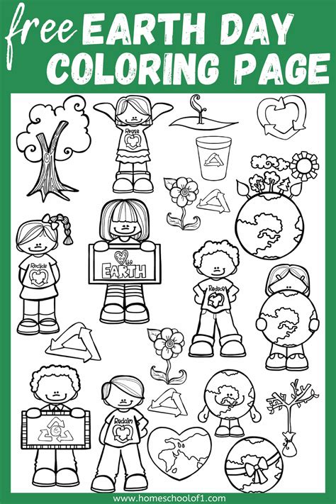 5 Free Earth Day Coloring Pages To Celebrate The Planet Earth Day