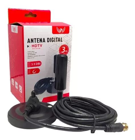 Antena Digital Interna Amplificada K Hd Hdtv Tv C Im Nf