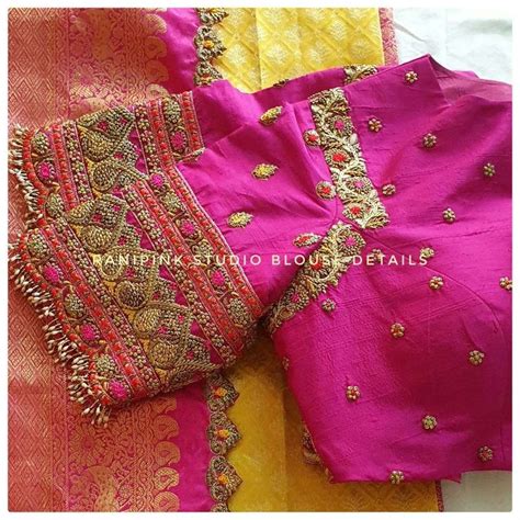 RaniPink Studio Official On Instagram Kanjeevaram Saree Blouses From