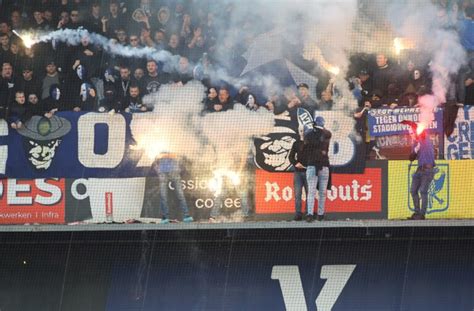 Vuurwerkgooiers Bezorgen KRC Genk Boete Voetbalbelgie Be