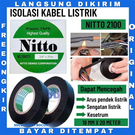 Jual Isolasi Kabel Listrik Nitto Premium Denko Corporation Standar