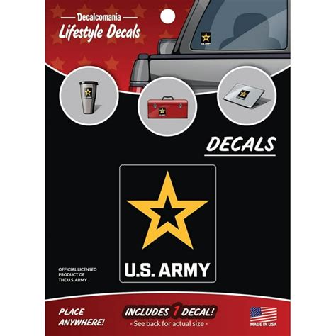 Us Army New Star Logo Car Decal 5 Us Army Sticker For Truck Or Car Window Laptop Large