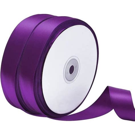 Rouleaux De Ruban Satin Pour Vos Cadeaux Et D Coration Violet Fonc