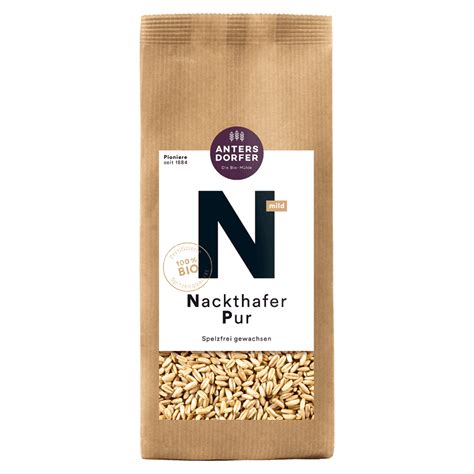 Antersdorfer Økologisk Naked Oats Pure greenist dk