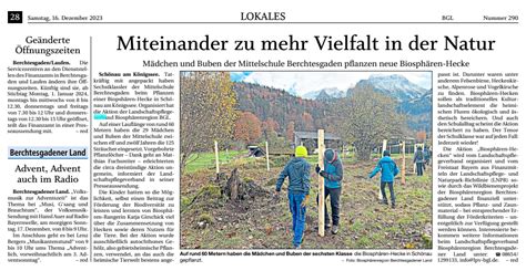 Presse Landschaftspflegeverband Biosphaerenregion Berchtesgadener Land