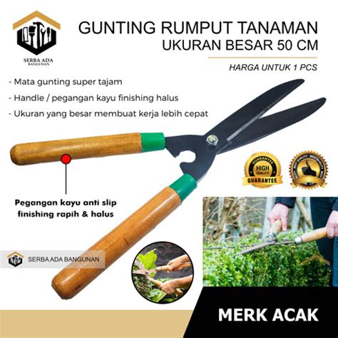 Jual GUNTING RUMPUT BESI GUNTING KEBUN PAGAR GUNTING TANAMAN JUMBO