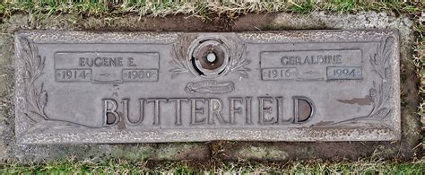 Eugene Edwin Butterfield 1914 1980 Memorial Find A Grave