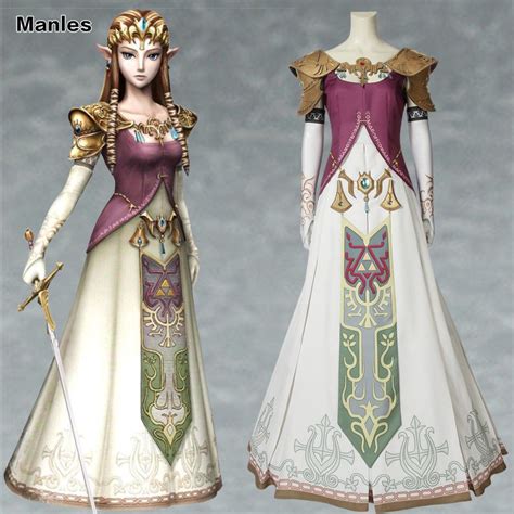 The Legend Of Zelda Costume Twilight Princess Zelda Cosplay New Year