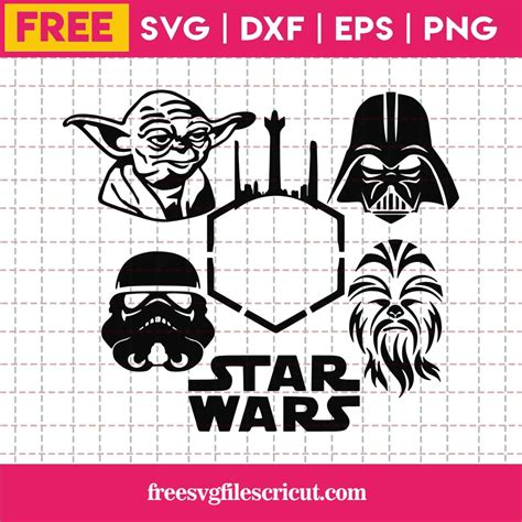 Star Wars Silhouette Svg Free Free Svg Files For Cricut