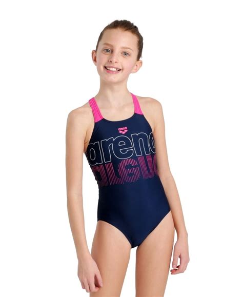 Strój Kąpielowy Dla Dzieci Arena Swimsuit V Graphic 128Cm - Arena ...