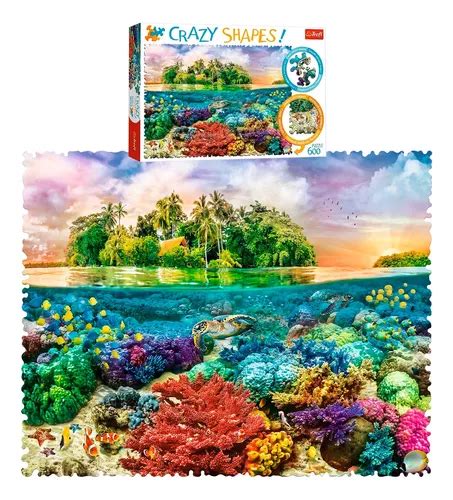 Puzzle Rompecabezas Pzs Trefl Isla Tropical Crazy Shapes