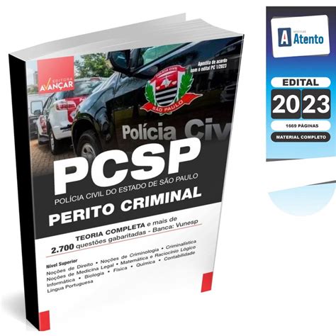 Apostila Pc Sp Perito Criminal Shopee Brasil