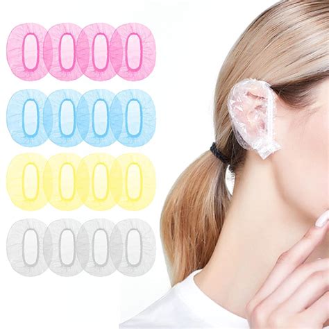 Amazon Pcs Disposable Ear Covers For Shower Waterproof