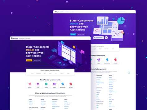 Blazor Demo Page UI Web Design By Aravindh Natesh On Dribbble