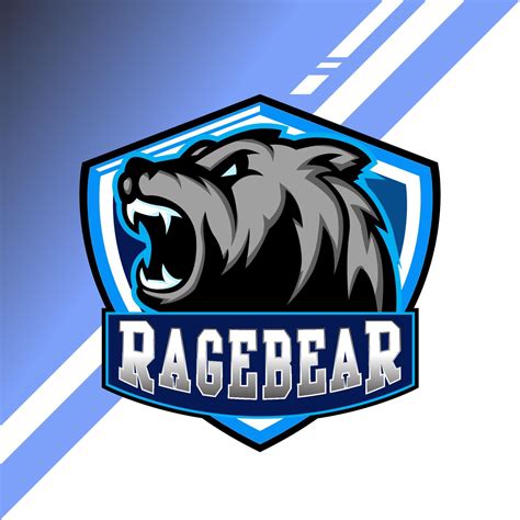 Bear mascot Esport Logo Design 10685587 Vector Art at Vecteezy