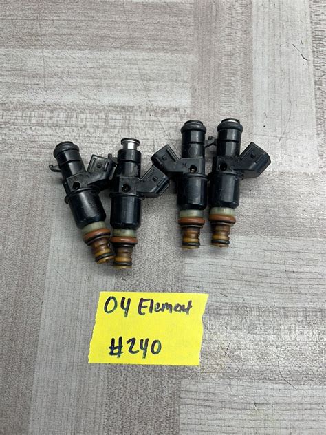 02 06 Honda Crv K24A1 FUEL INJECTORS Honda Civic Si Accord Element Rsx