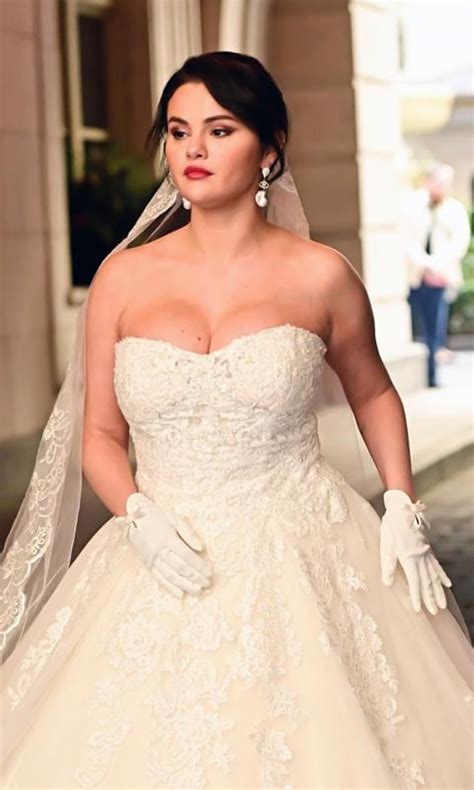 Selena Gomezs Dreamy Bridal Look Check Out Her Wedding Dress