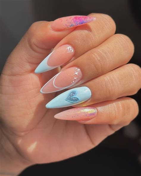 Geral Jaramillo On Instagram Baby Blue In 2024 Pink Nails