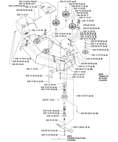 Husqvarna 42 Inch Mower Deck Diagram