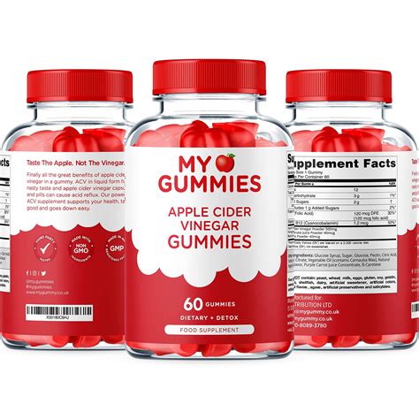 Apple Cider Vinegar Gummies Immunity Boosting Formula With The Mother