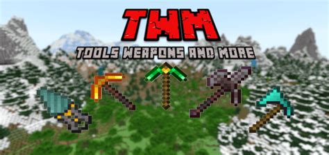 Tools Weapons And More Minecraft Addon