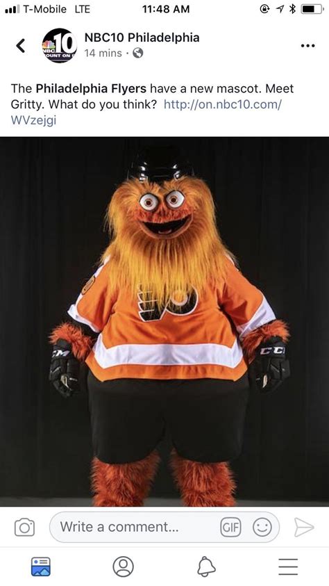 The new Philadelphia Flyers mascot : r/CrappyDesign