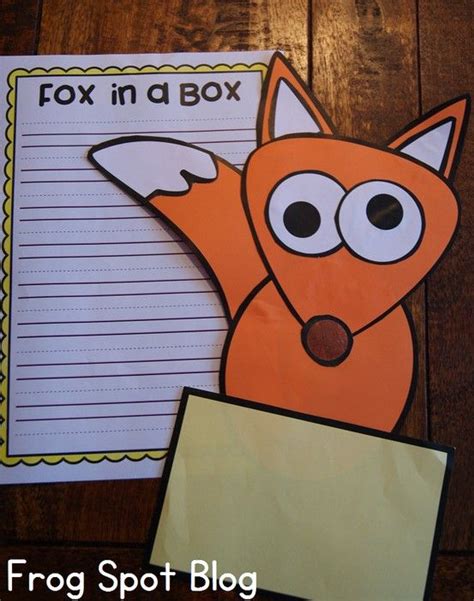 Fox In A Box Paper Craft Great For Word Families Kindergarten