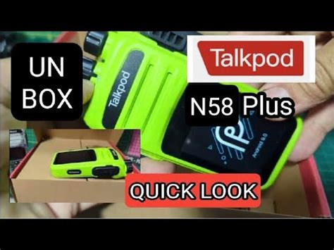 NEW TALKPOD N58 Plus Unboxing First Look YouTube