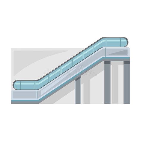 Escalator Cartoon Stock Illustrations Escalator Cartoon Stock