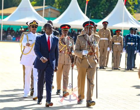 President Ruto Presides Over Recruits Pass Out Parade At Dfrts