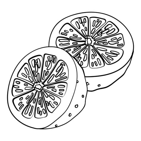 Dibujo De Pomelo Para Colorear Simple Para Ni Os Y Ni As Colorea En