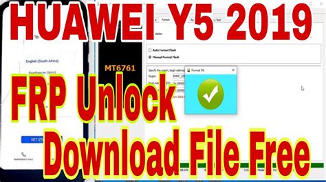 Huawei Y Frp Unlock Sp Flash Tool Youtube