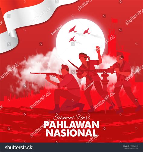 Poster Pahlawan Indonesia – Tulisan