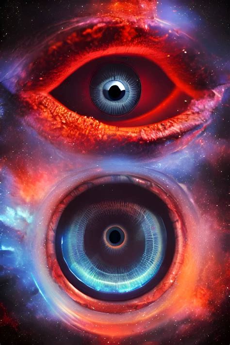 Cosmic All Seeing Eyes By Valkyrieeir On Deviantart