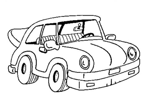 Coloriage Voiture en couleur dessin gratuit à imprimer