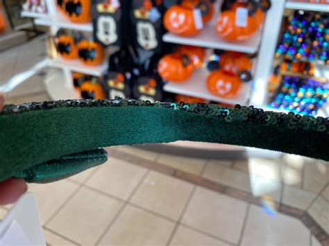 Photos New Sequined Emerald Green Minnie Mouse Ears Arrive At Walt